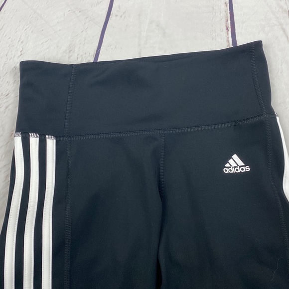 Adidas Black Stripe Leggings - Picture 2 of 8